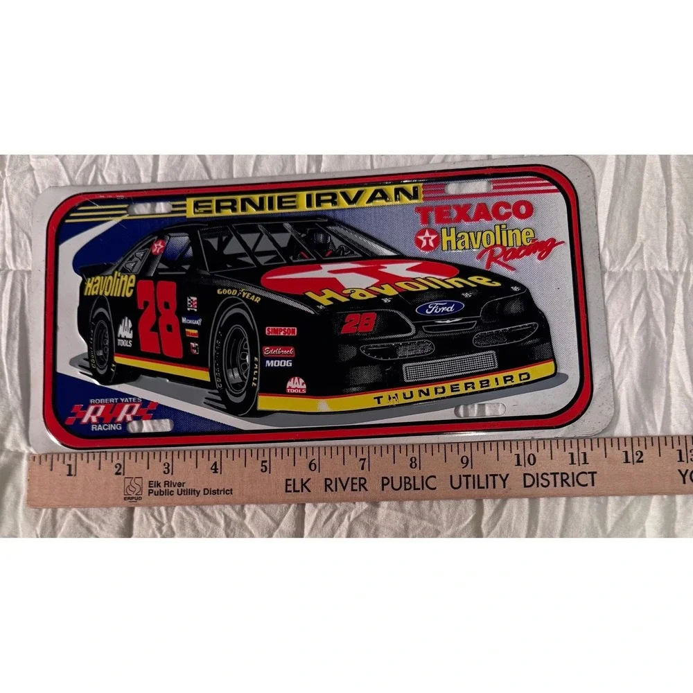 Ernie Irvan Texaco Havoline Racing Thunderbird Car Metal Sign‎ Decor